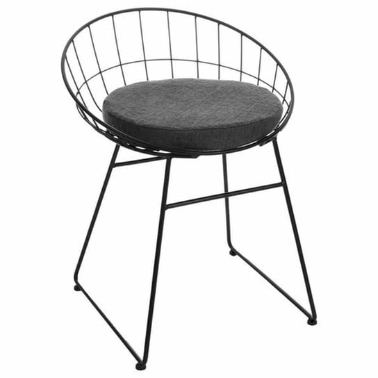Krzesło ATMOSPHERA, czarne, 64x50x49 cm Atmosphera