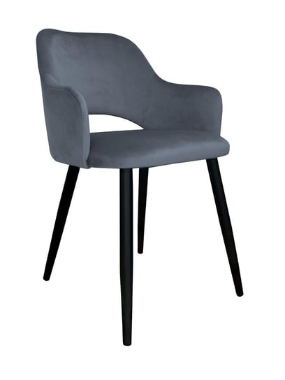 Krzesło ATOS Milano BL14, szaro-czarne, 76x42x57 cm Atos
