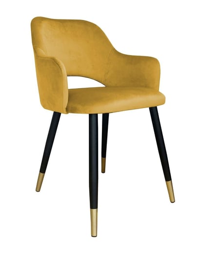 Krzesło ATOS Milano MG15, ciemnożółte, 76x42x57 cm Atos