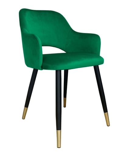 Krzesło ATOS Milano MG25, zielono-czarne, 76x42x57 cm Atos