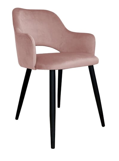 Krzesło ATOS Milano MG58, różowo-czarne, 76x42x57 cm Atos