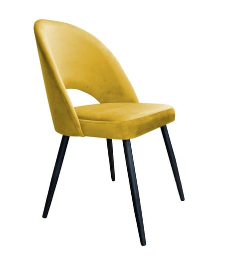 Krzesło ATOS Polo MG15, czarno-żółte, 87x64x53 cm Atos
