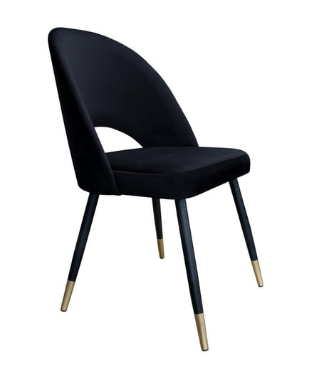 Krzesło ATOS Polo MG19, czarno-złote, 87x64x53 cm Atos