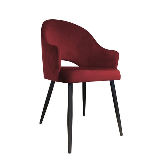 Krzesło ATOS Velve MG31, bordowo-czarne, 87x44x65 cm Atos