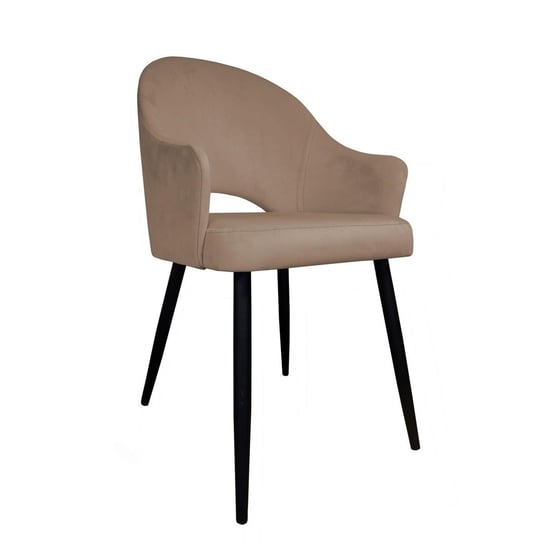 Krzesło ATOS Velvet MG06, jasnobrązowe, 87x44x65 cm Atos