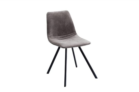 Krzesło bambusowe MADAM STOLTZ, czarne, 46x46x76 cm Madam Stoltz