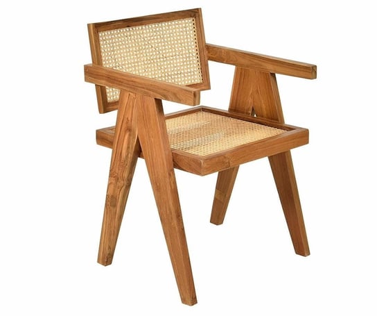 Krzesło Bari 1 plecionka wiedeńska, z podłokietnikami BELLDECO Belldeco