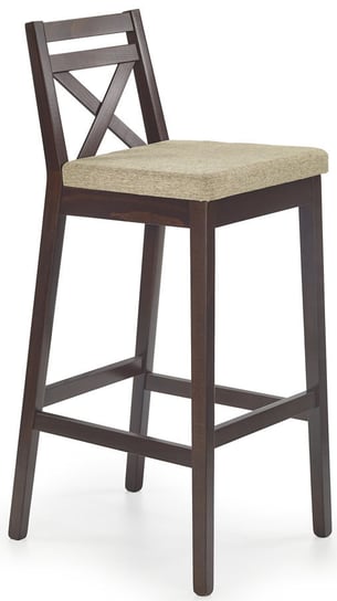 Krzesło barowe ELIOR Lidan 2X, beżowe, 51x41x105 cm Elior