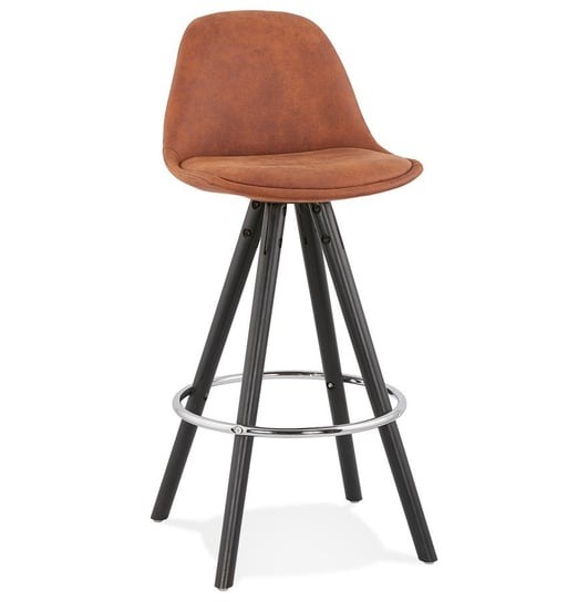Krzesło barowe,hoker AGOUTI MINI 65 - Brązowy Kokoon Design