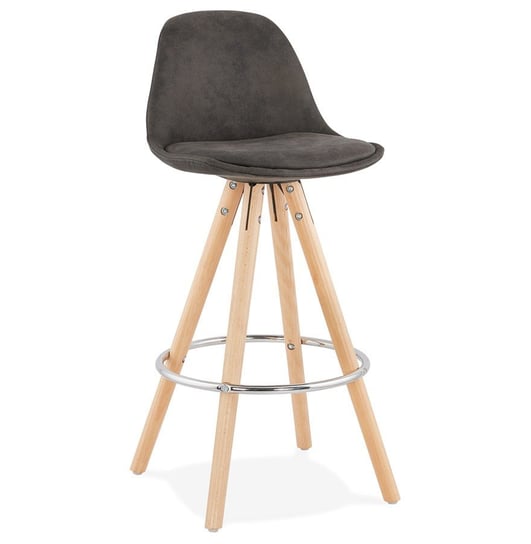 Krzesło barowe,hoker AGOUTI MINI 65 - Ciemno-szary Kokoon Design