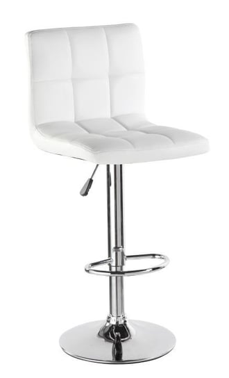 Krzesło barowe MODERNHOME Brooklyn 2, białe, 108x37x33 cm ModernHome