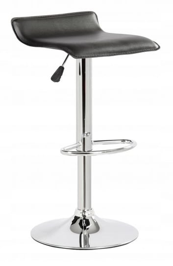 Krzesło barowe obrotowe MODERNHOME Brooklyn, czarne, 88x38x38 cm ModernHome