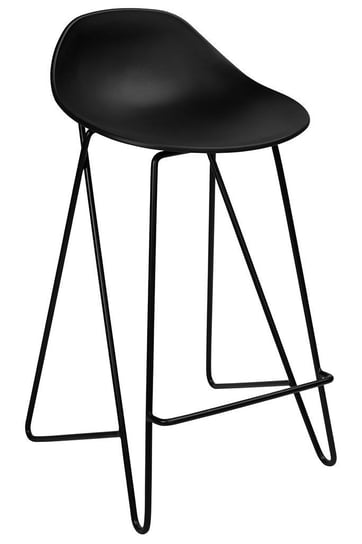 Krzesło barowe PERSY PC-149B.75 geometryczna podstawa czarna King Home