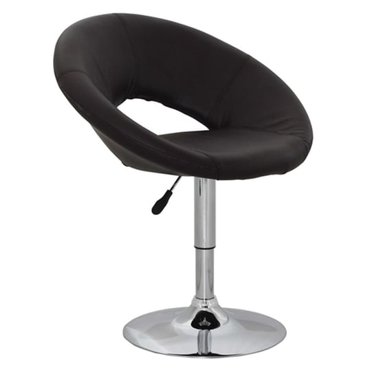 Krzesło barowe PERVOI, brązowe, 48x60x70-86 cm vidaXL