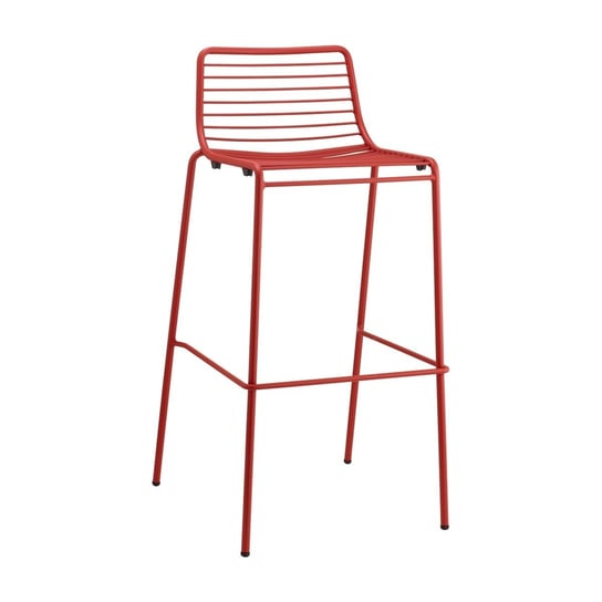 Krzesło barowe Summer czerwone SCAB Design