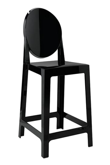 Krzesło barowe VICTORIA 65 cm czarne King Home