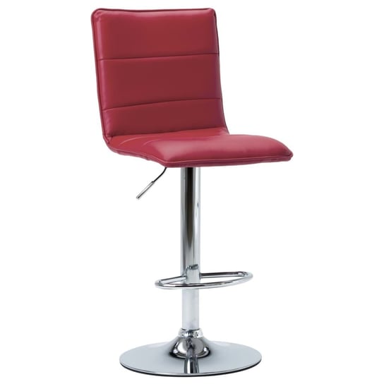 Krzesło barowe VIDAXL, bordowe, 42x52x(95,5-117) cm vidaXL