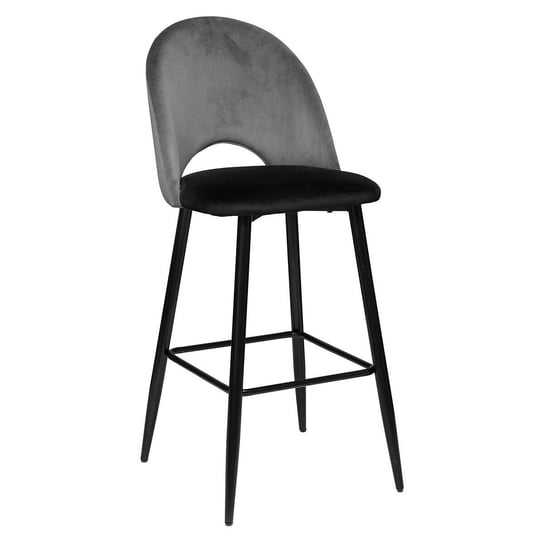 Krzesło barowe welurowe KARA, 110 cm Atmosphera