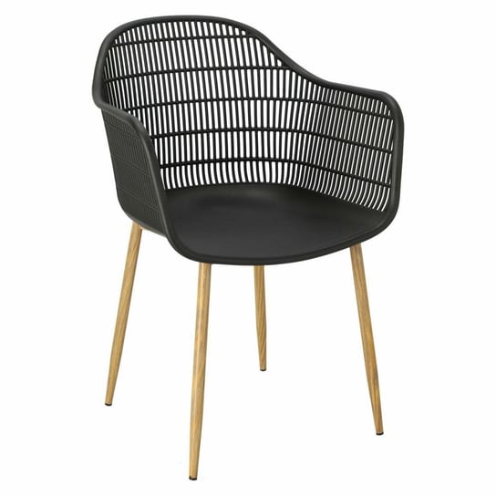 Krzesło Becker czarne/naturalne Simplet