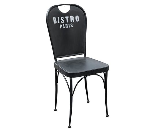 Krzesło BELLDECO Loft, czarne, 40,5x48x91,5 cm Belldeco
