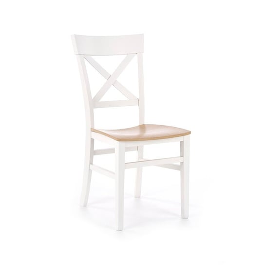 Krzesło Białe Halmar Tutti Dąb Miodowy Halmar