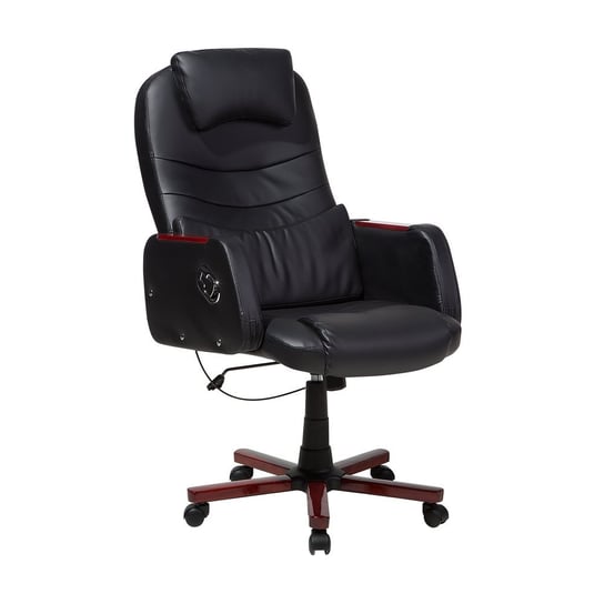Krzesło biurowe BELIANI Captain, czarny, 114x53x53 cm Beliani