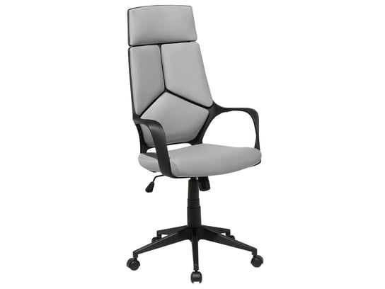 Krzesło biurowe BELIANI Delight, czarno-szare, 116-126x64x64 cm Beliani