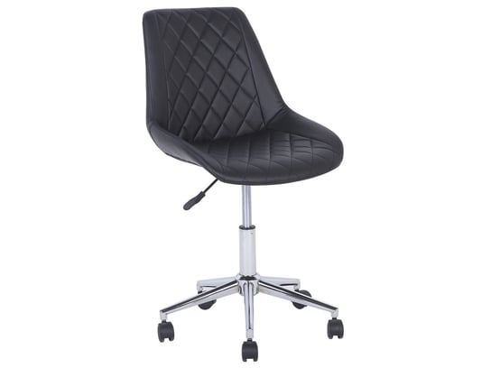 Krzesło biurowe BELIANI Maribel, czarno-srebrny, 96x51x59 cm Beliani