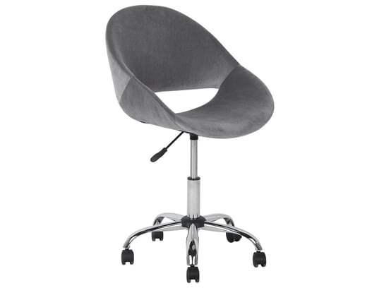 Krzesło biurowe BELIANI Selma, szaro-srebrny, 96x54x62 cm, Beliani
