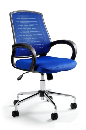Krzesło biurowe, fotel, Award, niebieski Unique
