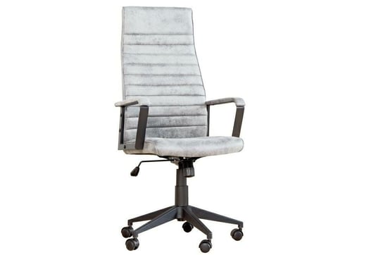 Krzesło biurowe INVICTA INTERIOR Lazio, szaro-czarne, 125x70x60 cm Invicta Interior