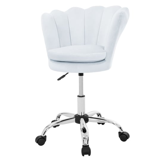 Krzesło biurowe krzesło obrotowe z kółkami krzesło biurkowe regulowana wysokość aksamit ML-DESIGN