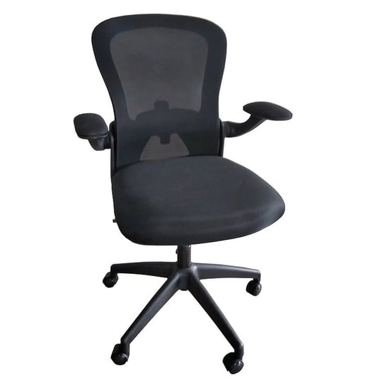 Krzesło biurowe obrotowe czarne SIATKA X Farta