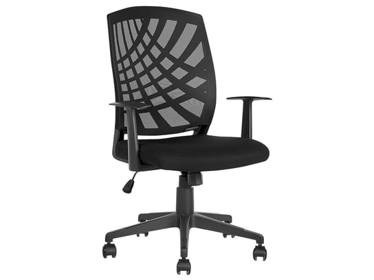 Krzesło biurowe regulowane czarne BONNY Beliani