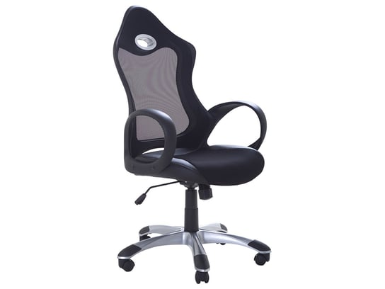 Krzesło biurowe regulowane czarne iCHAIR Beliani