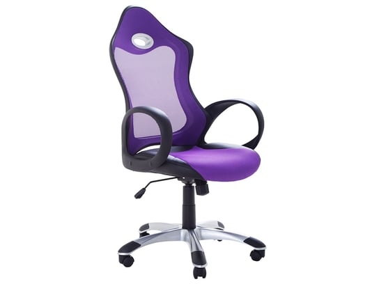 Krzesło biurowe regulowane fioletowe iCHAIR Beliani