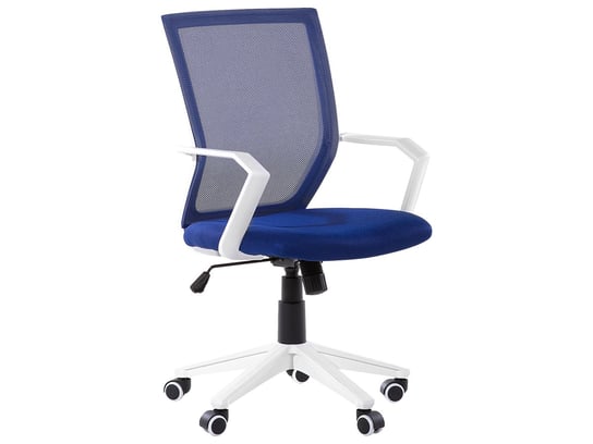 Krzesło biurowe regulowane niebieskie RELIEF Beliani