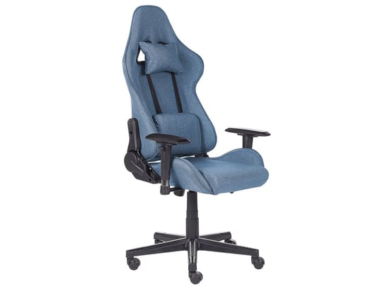 Krzesło biurowe regulowane niebieskie WARRIOR Beliani