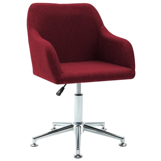 Krzesło biurowe VIDAXL, bordowe, 55x53x92 cm vidaXL