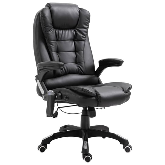 Krzesło biurowe vidaXL, czarne, 119x64x68 cm vidaXL