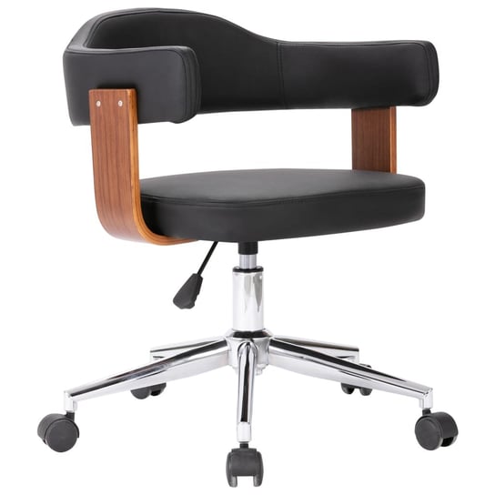 Krzesło biurowe VIDAXL, czarne, 49,5x51,5x115,5 cm vidaXL
