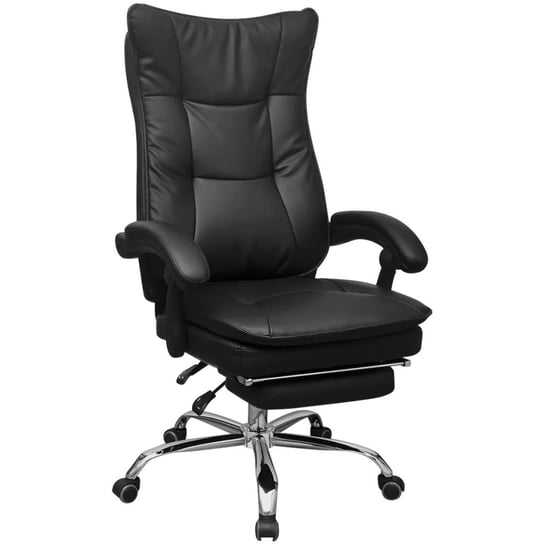 Krzesło biurowe vidaXL, czarne, 67x75x122 cm vidaXL