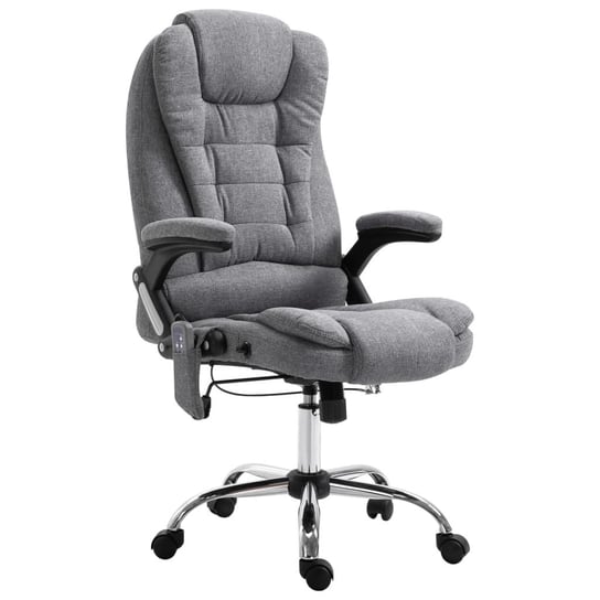 Krzesło biurowe vidaXL, szare, 119x64x68 cm vidaXL