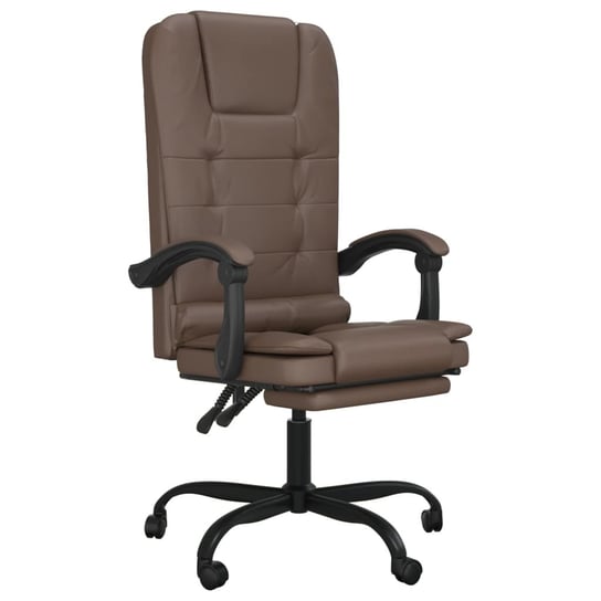 Krzesło biurowe z funkcją masażu, brązowe, 63x56x1 / AAALOE Inna marka
