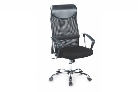 Krzesło biurowe z membraną czarne ZALUS Konsimo