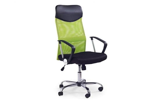 Krzesło biurowe z membraną zielone ZALUS Konsimo