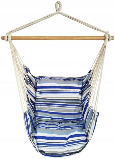 Krzesło brazylijskie fotel wiszący hamak huśtawka KOS 130x100 wz.03 Kontrast