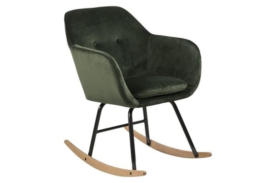 Krzesło bujane ACTONA Emilia Vic, zielone, 57x71x81 cm Actona