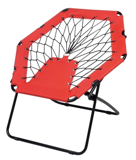Krzesło bungee CHILL OUT, czarny, czerwony UPOMINKARNIA