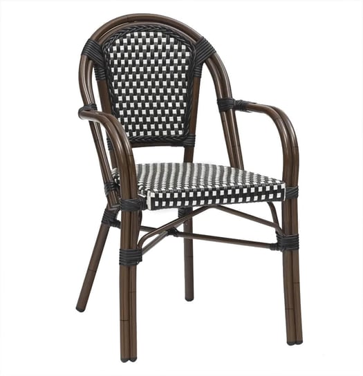 Krzesło CAFE PARIS brązowe rattan Inna marka